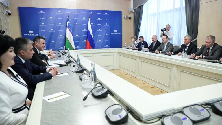 Депутаты России и Узбекистана проработают вопрос создания межпарламентской комиссии высокого уровня